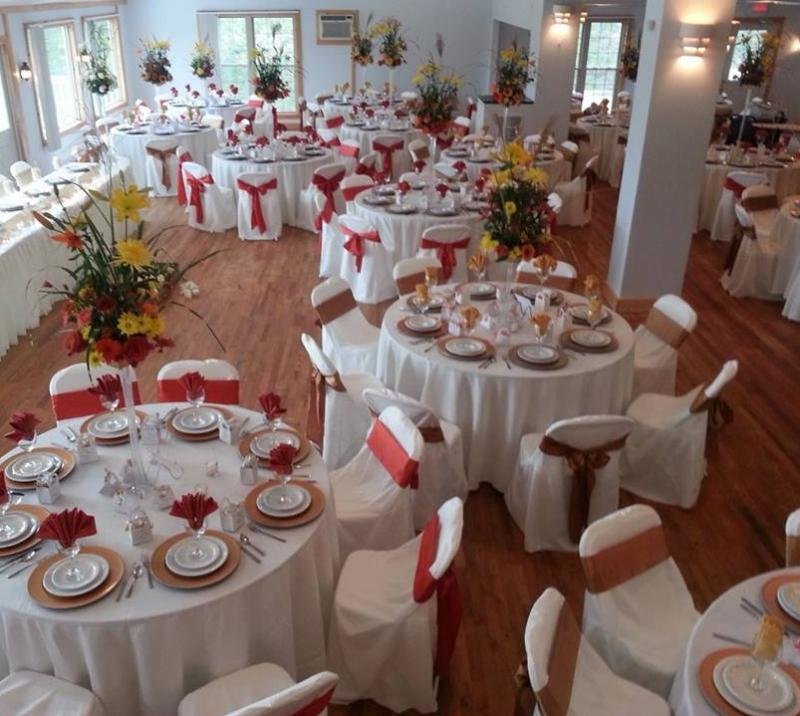 Tall Flower Centerpieces with a Fall Theme!